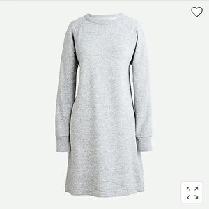 NWOT J. Crew Sweatshirt Dress in Vintage Cotton Terry
